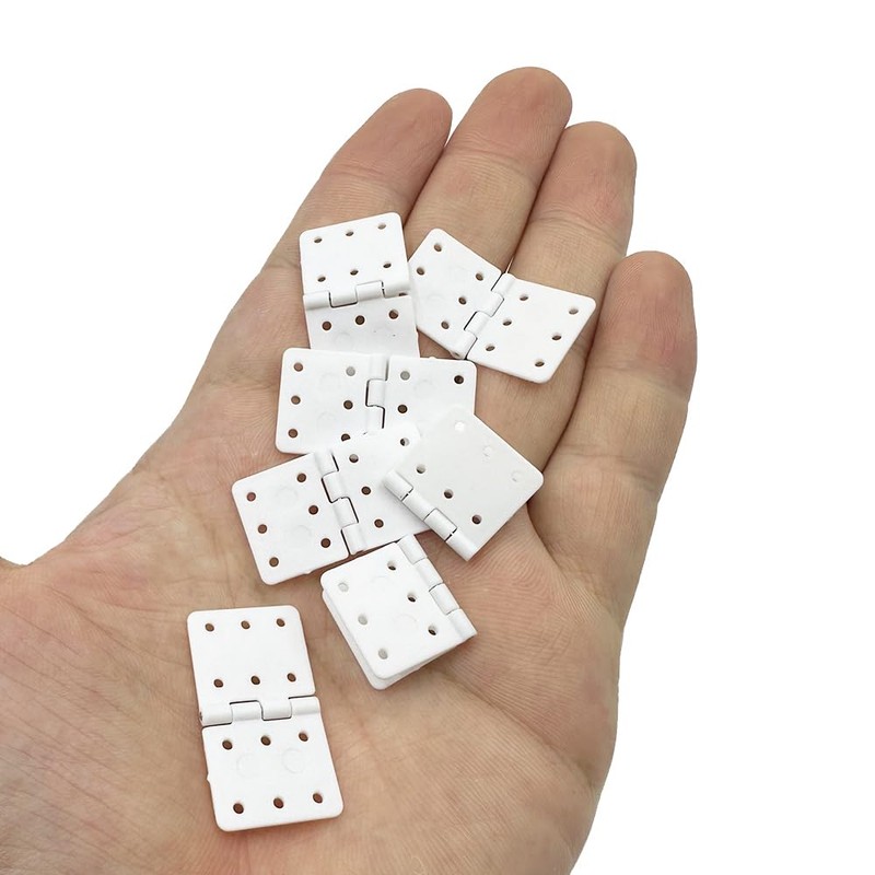 25PCS RC Airplane Pinned Nylon Hinges for RC Plane Replacement