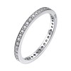 Bestyle 925 Sterling Silver Cubic Zirconia Rings CZ Stacking Infinity