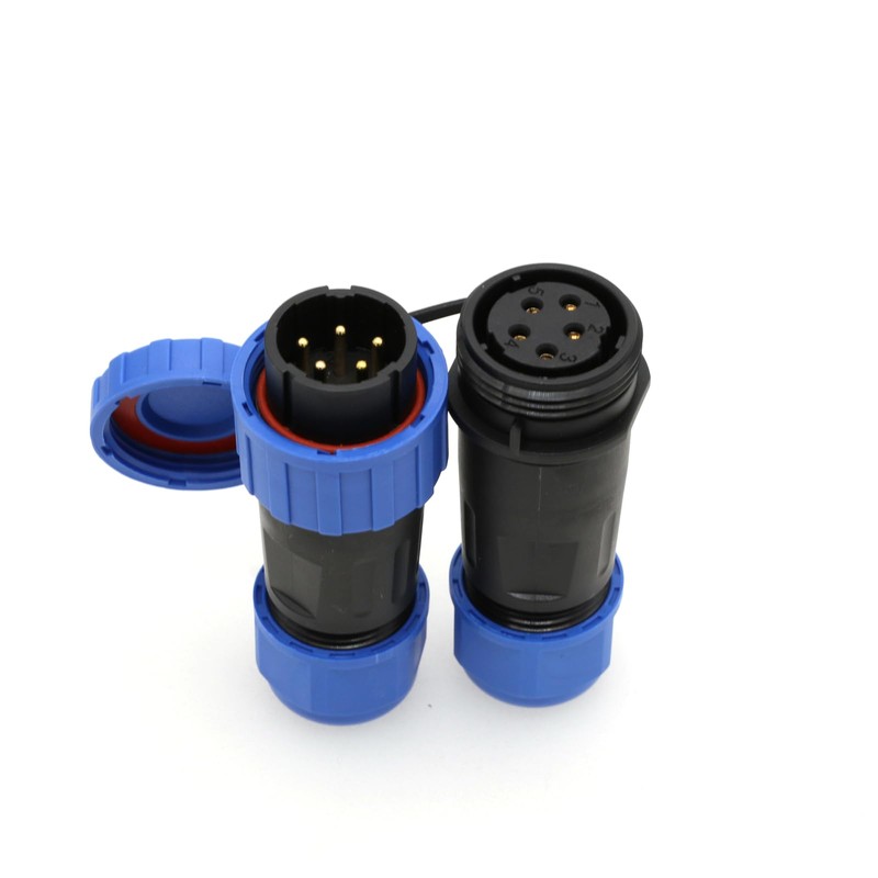 ZBLZGP TY20 5-Pin 10A Waterproof Aviation Plug Screw Crimp Wire