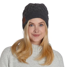 BLACK DECK Unisex Bluetooth Beanie with Wireless Stereo Headphones Compatible with All Bluetooth Devices(Grey)