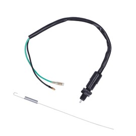 Interruptor de Luz de Freno Trasero de Motocicleta con Kit Universal de Resorte, Universal para Motos Clásicas Super Pit Dirt Quad ATVs Scooters