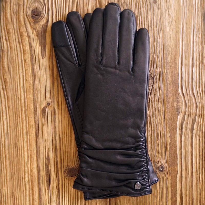 AKAROA ESTD 2019 BEA Women’s Leather Gloves, Italian Hair Sheepskin,