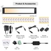 BLESSINGLUX 4pack 7inch Dimmable LED Kitchen Light Kit, 2700-6000K Smart