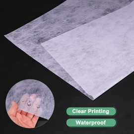 M METERXITY 38-Sheet Korean Cotton Wrapping Flower Paper, 22.8x17.7 Inch/ 58x45cm Waterproof Floral Wrapping Cotton Paper for Bouquets/Gift Packaging [Light Purple]