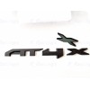 Auto Front Grill Matte Black AT4X OVERLAY Emblem 2023+GMC Sierra