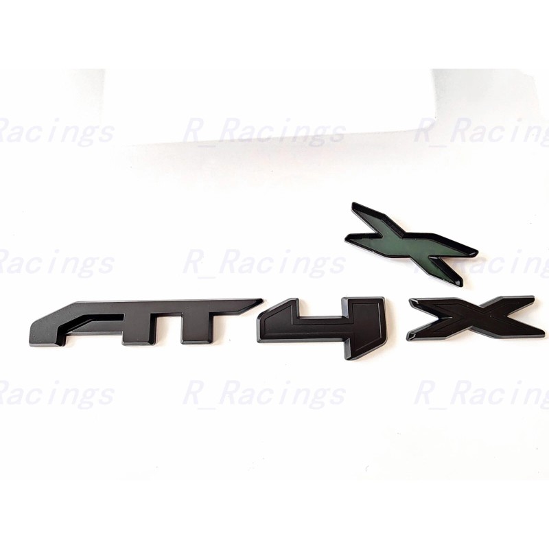 Auto Front Grill Matte Black AT4X OVERLAY Emblem 2023+GMC Sierra