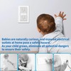 Outlet Covers Baby Proofing - Adhesive Sliding-Lock Socket Protector 12pcs