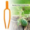 100Pcs Gardening Plant Fixing Clips, Reusable Plastic Stolons Fastening Vines