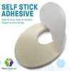 Oval Shaped Felt Callus Protective Pads - Adhesive Foot Pads