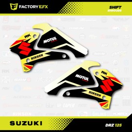 Factory EFX Racing Shroud Graphic Kit fits Suzuki DRZ125 01-07 DRZ 125 SHIFT Graphics Decal