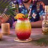 TOPZEA 6 Pack Modern Bar Tiki Glass Mug, 16 Oz