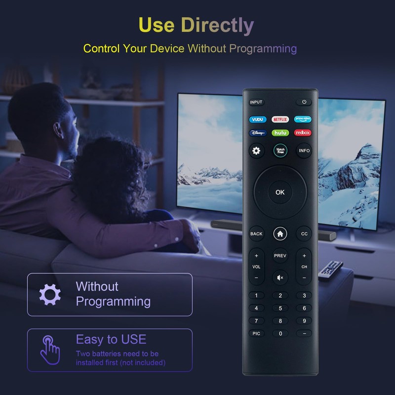 XRT140 Replaced Remote Control Compatible with All VIZIO Smart TV