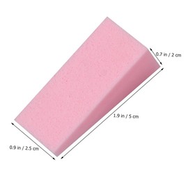 FRCOLOR 48PCS Dual-Use Trapezoid Makeup Sponges Mini Cosmetic Sponges for Foundation and Blush Application for Skin Types for Travel and Everyday Use