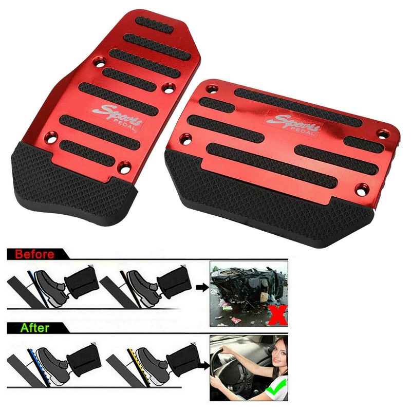 MACHSWON Non Slip Automatic Car Treadle Accelerator Brake Pedal Cover