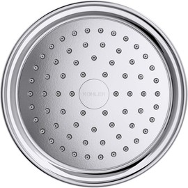 KOHLER 965-AK-CP Purist Fixed Showerhead with Katalyst air Induction Technology, One Size, Polished Chrome