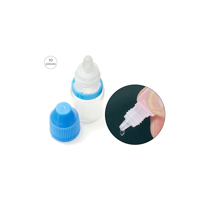 Octopus 10 x 3 ml mini dropper bottles for colors,