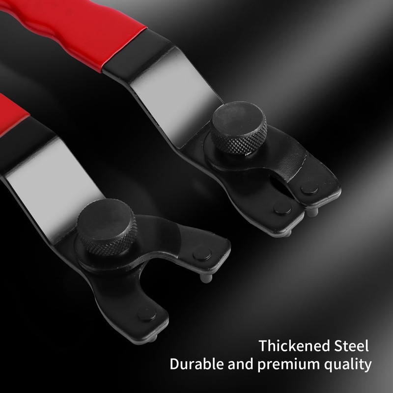 KINMINGZHU Adjustable Pin Wrench for Angle Grinder Machine,Grinder Spanner ​Wrench
