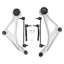 maXpeedingrods 6Pc Front Suspension Kit for 2013-2018 Nissan Altima 2016-2019 Nissan Maxima, Lower Control Arms w/Ball Joint Sway Bar End Links Outer Tie Rods