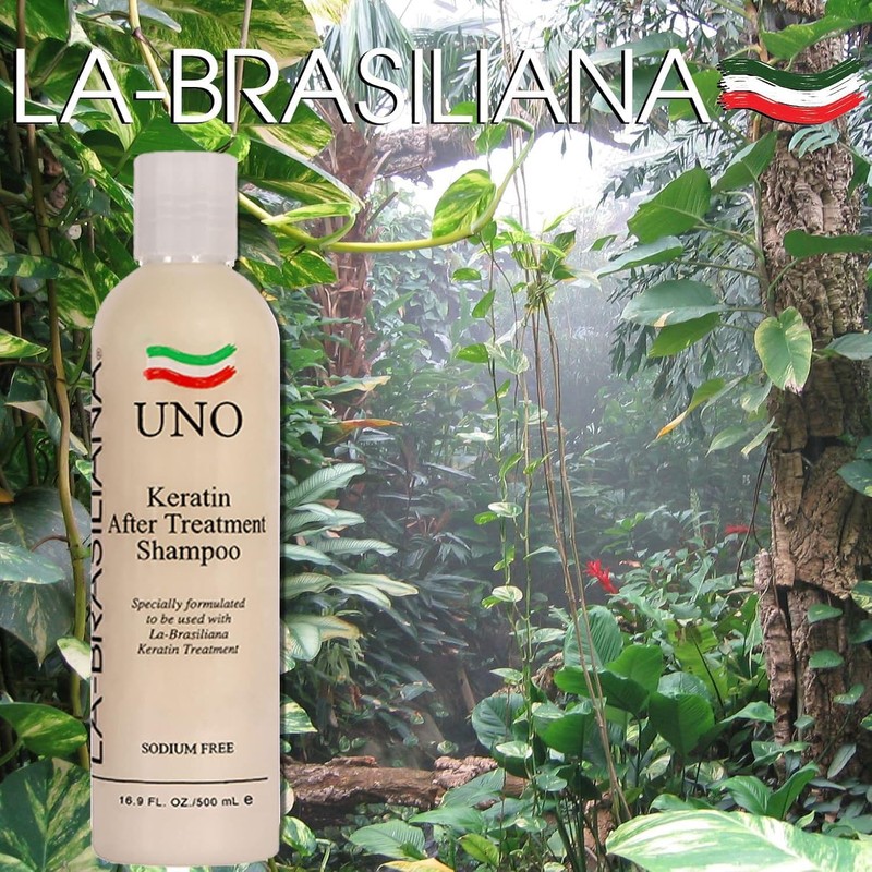 La-Brasiliana Uno Keratin and Collagen Shampoo, 16 fl.oz.