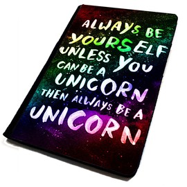 Lopo Passport Cover/Holder. Always be a Unicorn. Travel Protection Rainbow