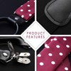 Hisdern Braces Y Shape Elastic and Adjustable Bow Tie Handkerchief