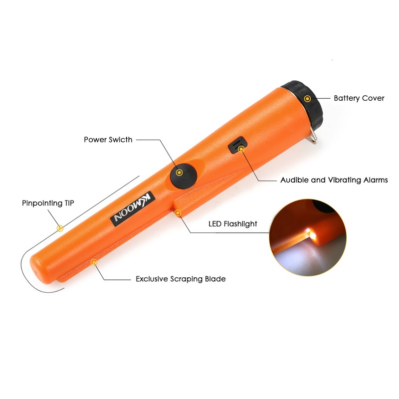 Pinpointer Metal Detector Portable Pin Pointer Treasure Hunting Tool Buzzer