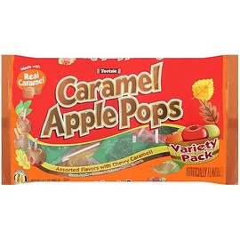 Tootsie Caramel Apple Pops Assorted Apple Orchard Lollipops 12.7-oz. Bag