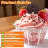 200 PCS Small Clear Plastic Bowls – 8 OZ Disposable