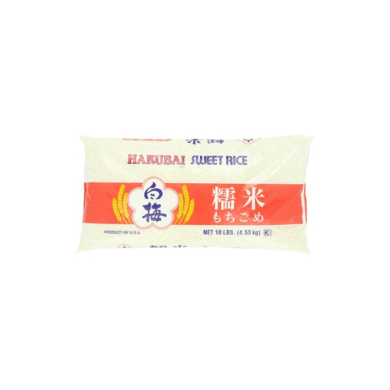 Hakubai Sweet Rice, 10-Pound