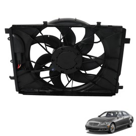 ANTUKO Engine Radiator Cooling Fan Assembly Replacement for C250 C300 C350 GLK350 E250 E350 2008-2017 2045000293