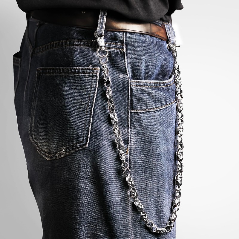 Girinme Wallet Chain - Unisex Punk Skull Biker Pant Trouser