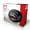 Akai Alarm Clock Radio with Bluetooth Speaker - Black