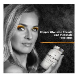 Amen Zinc Cobre  Probióticos 90 Cápsulas Veganas Sin Gluten                                                                                           