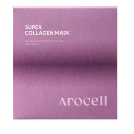 UnKnown Arocell Super Power Mask EX Collagen Mask Pack 4 x 1 / 아로셀 슈퍼 파워 마스크EX 콜라겐 마스크 팩 4개입 x 1개