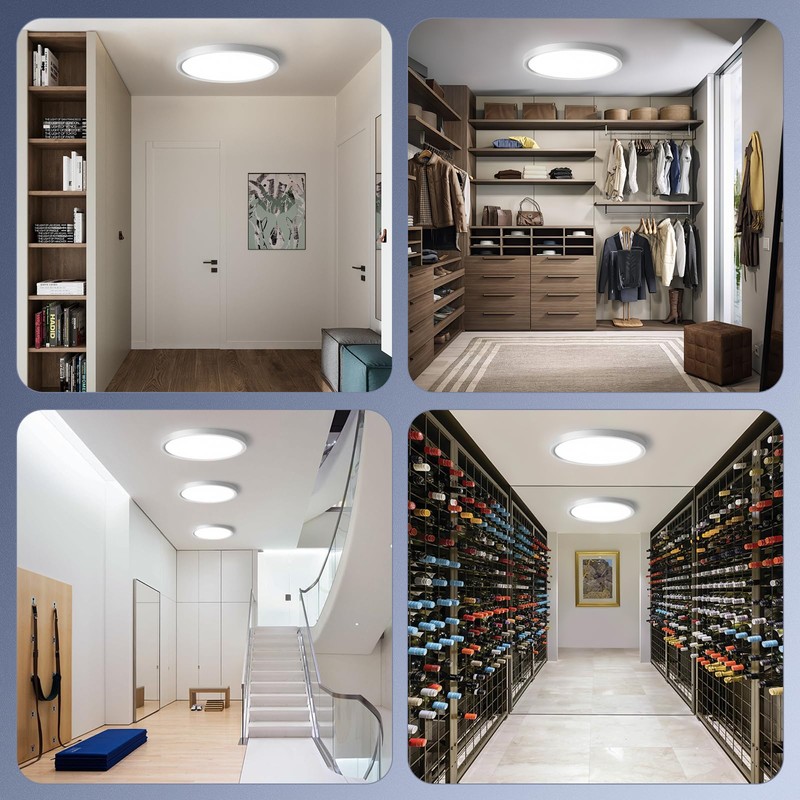 GOOSKI Ceiling Light with Motion Sensor, 24 W LED Ceiling