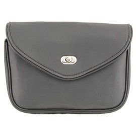 Milwaukee Leather SH63301 Black PVC Extra Large Motorcycle Windshield Bag with Turn Lock - One Size