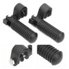 Pair of Motorcycle Foot Pegs Clamp Footrest Mount for 1in