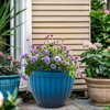 Ultym 15" Outdoor Large Flower Pots (Set of 2), Gradient