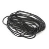 Black Elastic 5-piece Hairband (WFHX6DO) / 검정 고무줄 5p 헤어밴드 머리끈 (WFHX6DO)