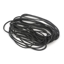 Black Elastic 5-piece Hairband (WFHX6DO) / 검정 고무줄 5p 헤어밴드 머리끈 (WFHX6DO)