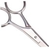 2-Piece Stainless Steel Beard Scissors Set Precision Trimming Shears for
