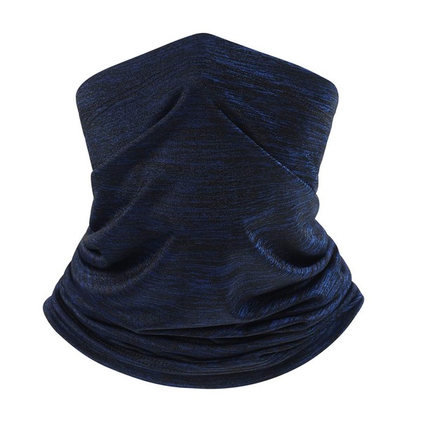 Koolip - Bufanda de verano para cuello, transpirable, suave, UV, pasamontañas, Azul, Talla única