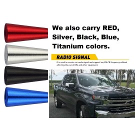 Truck Digital Antenna 7" Short Black Antenna Mast Power Radio AM/FM for HYUNDAI SANTA FE 2004-2022