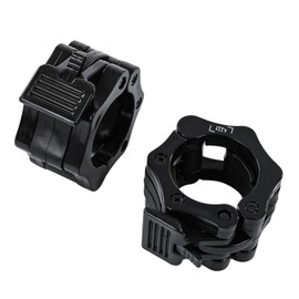 IZZY Olympic Barbell Collar 50mm Barbell Clamps with Quick Release Secure Clips for Barbell Bar, Reinforced Attachment for Crossfit, Weightlifting, Powerlifting and Gym