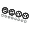 4Pcs Luggage Swivel Wheels Low Noise Sturdy Lightweight Heat Insulation