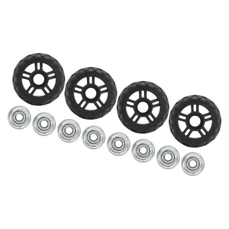 4Pcs Luggage Swivel Wheels Low Noise Sturdy Lightweight Heat Insulation