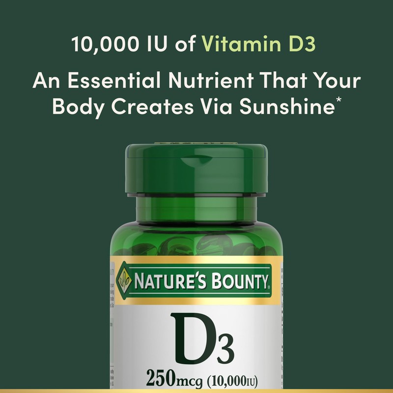 Nature's Bounty Vitamin D for Immune Support, Vitamin D Provides