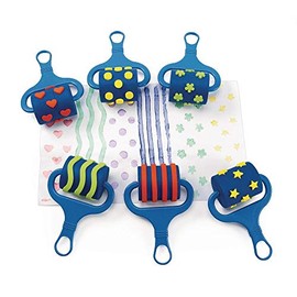 Colorations FUNROLL Good Times Painting Rollers (Pack of 6)