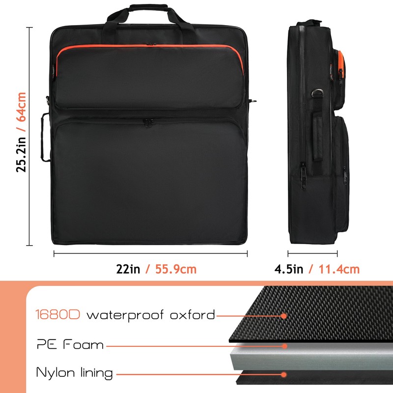 Amazing Fair Solar Panel Storage Bag Compatible with 2 Jackery