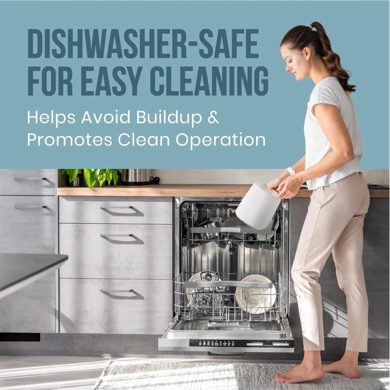 Luxury Top-Fill Cool Mist Humidifier - 360° Ultra-Fine Mist